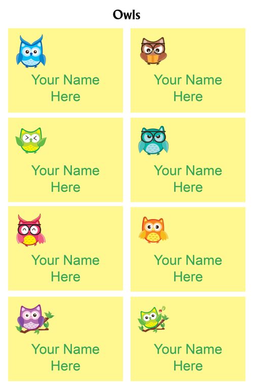 Individual Personalised School Labels - Image 7