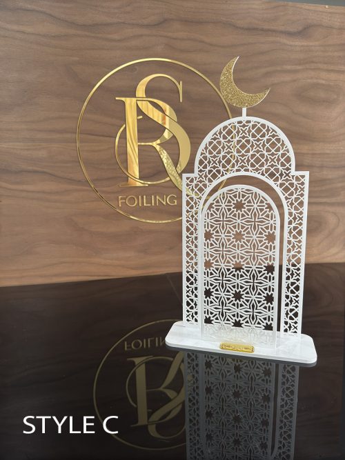 Arch-Shaped Acrylic with Intricate Laser Cutwork - Image 4
